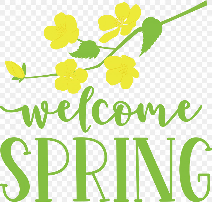 Welcome Spring Spring, PNG, 3000x2856px, Welcome Spring, Branching, Floral Design, Flower, Leaf Download Free