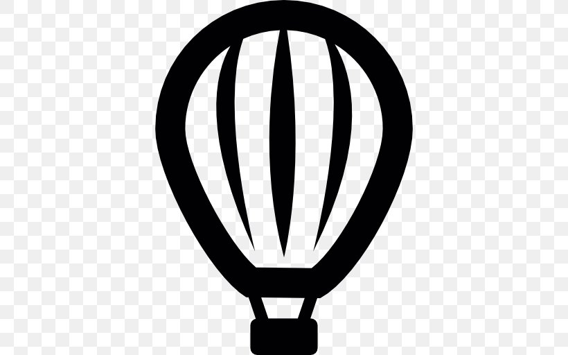 Flight Airplane Hot Air Balloon, PNG, 512x512px, Flight, Aerostat, Airplane, Balloon, Black And White Download Free