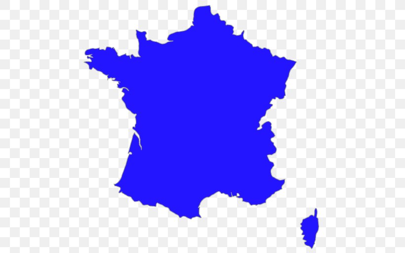 France Vector Map Clip Art, PNG, 512x512px, France, Area, Blue, Cartography, Choropleth Map Download Free