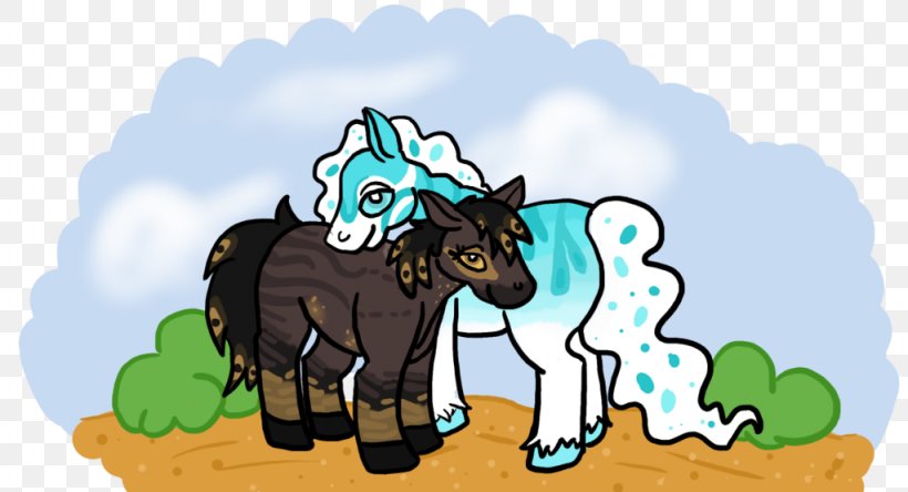 Pony Cattle Horse Cartoon, PNG, 1024x555px, Pony, Carnivora, Carnivoran, Cartoon, Cattle Download Free