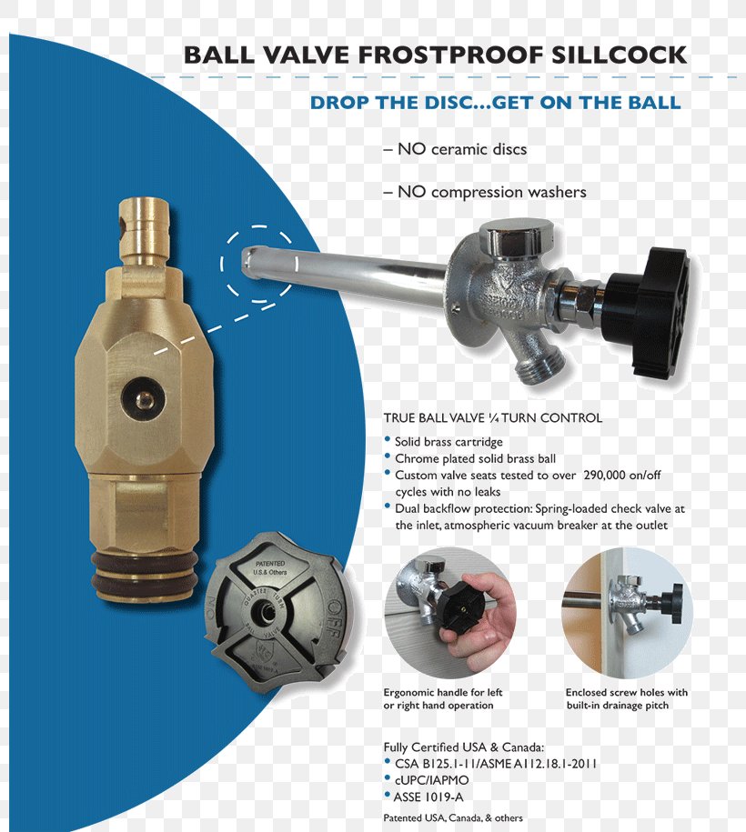 Tap Ball Valve Vacuum Breaker Brass, PNG, 800x915px, Tap, Ball, Ball Valve, Brass, Chrome Plating Download Free