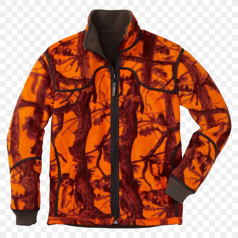 Fleece Jacket Hunting Blaze Orange Hoodie, PNG, 2064x2064px, Jacket, Blaze Orange, Camouflage, Fleece Jacket, Hood Download Free