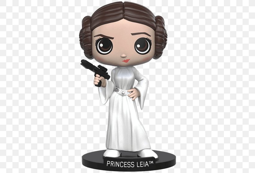 Leia Organa Lando Calrissian Star Wars Rey Bobblehead, PNG, 555x555px, Leia Organa, Action Toy Figures, Bobblehead, Carrie Fisher, Doll Download Free