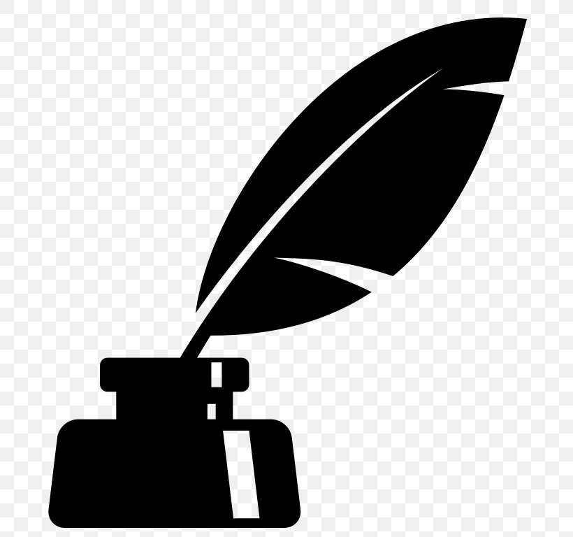 Paper Quill Inkwell, PNG, 768x768px, Paper, Black, Black And White, Feather, Fountain Pen Download Free