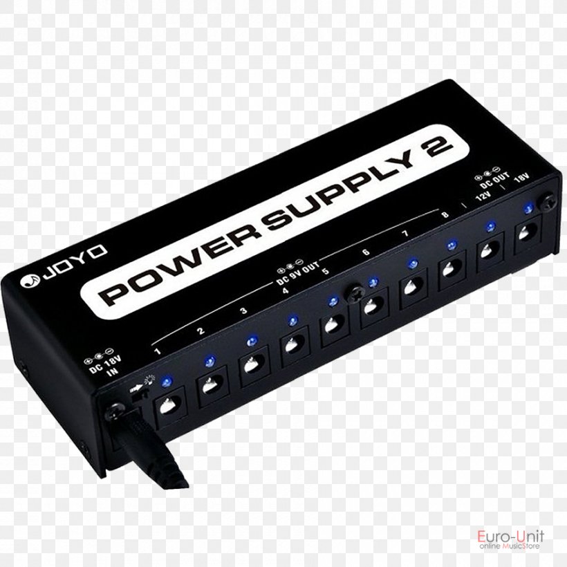 Power Converters Effects Processors & Pedals Mains Electricity JOYO JF-02 Ultimate Drive Electric Power, PNG, 900x900px, 19inch Rack, Power Converters, Ac Adapter, Adapter, Alternating Current Download Free
