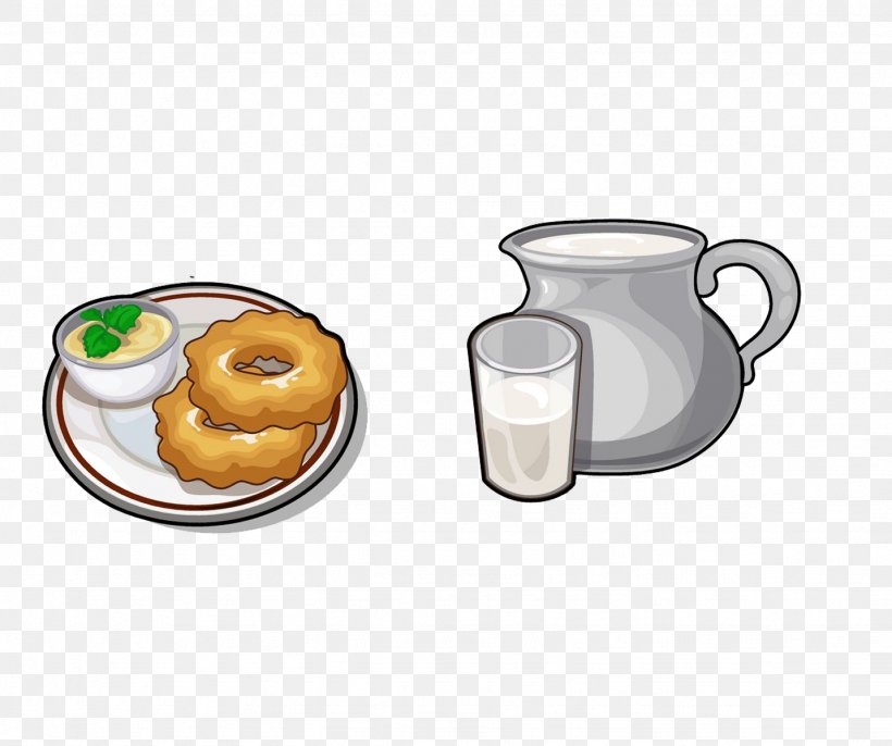 Coffee Tea Doughnut Breakfast Milk, PNG, 1433x1200px, Coffee, Biscuit, Breakfast, Ceramic, Coffee Cup Download Free