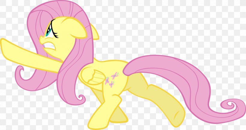 Pony Fluttershy Horse Vector Graphics DeviantArt, PNG, 1224x652px, Pony, Animal, Animal Figure, Art, Cartoon Download Free