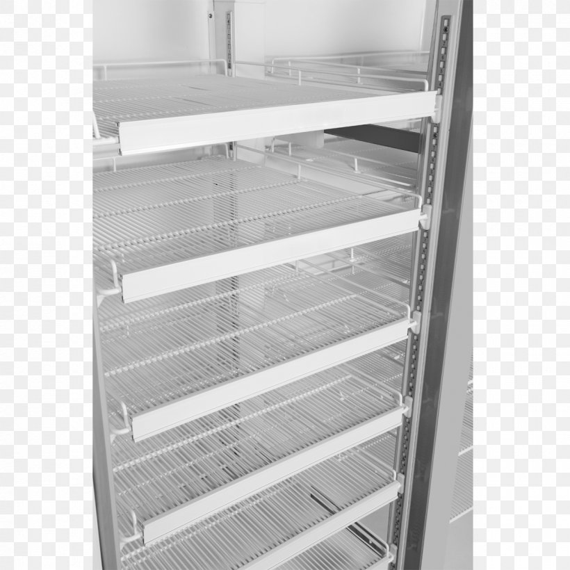Refrigerator Shelf Steel White, PNG, 1200x1200px, Refrigerator, Black And White, Furniture, Home Appliance, Kitchen Appliance Download Free