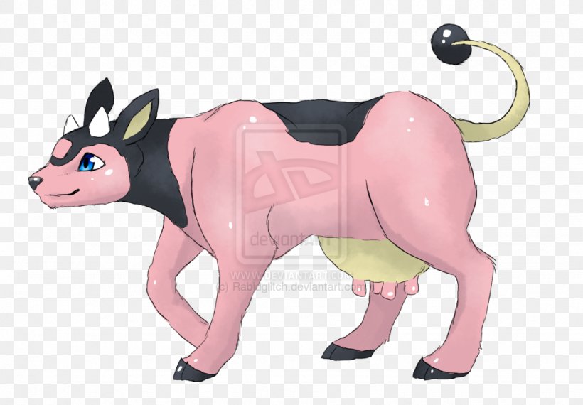 Miltank Tauros Pokémon GO Pokédex, PNG, 1024x712px, Watercolor, Cartoon, Flower, Frame, Heart Download Free