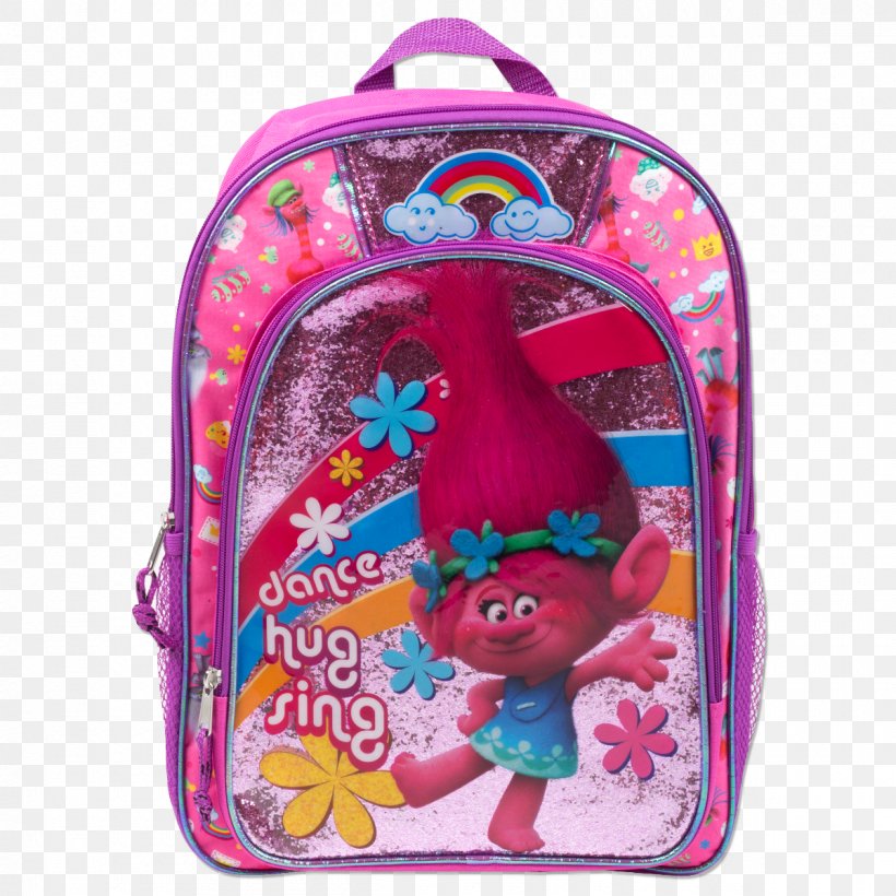 Trolls Doll Backpack Bag DreamWorks, PNG, 1200x1200px, Trolls, Backpack, Bag, Doll, Dreamworks Download Free