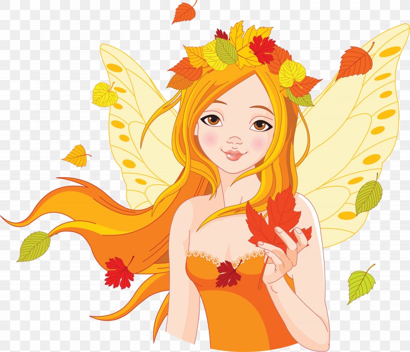 Autumn Fairy Clip Art, PNG, 5804x4976px, Autumn, Angel, Art, Drawing, Elf Download Free