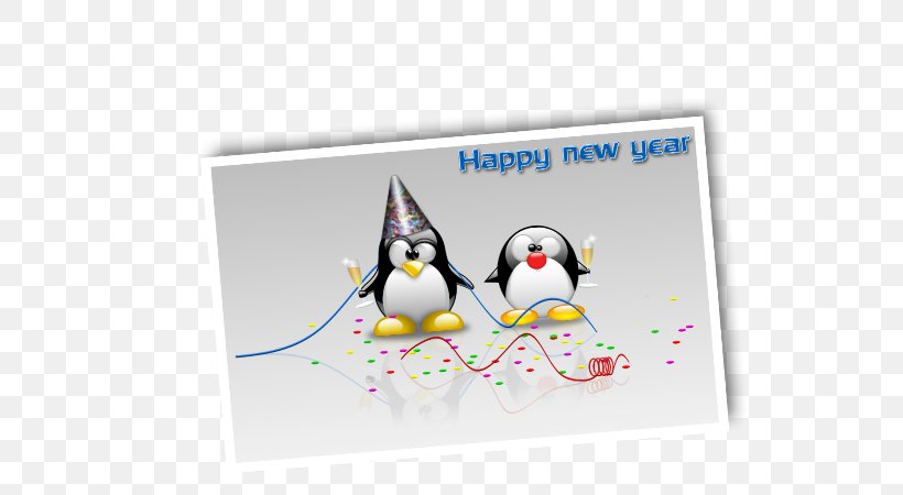 New Year's Day Wish New Year Card Clip Art, PNG, 562x450px, New Year, Bird, Christmas, Flightless Bird, Giphy Download Free