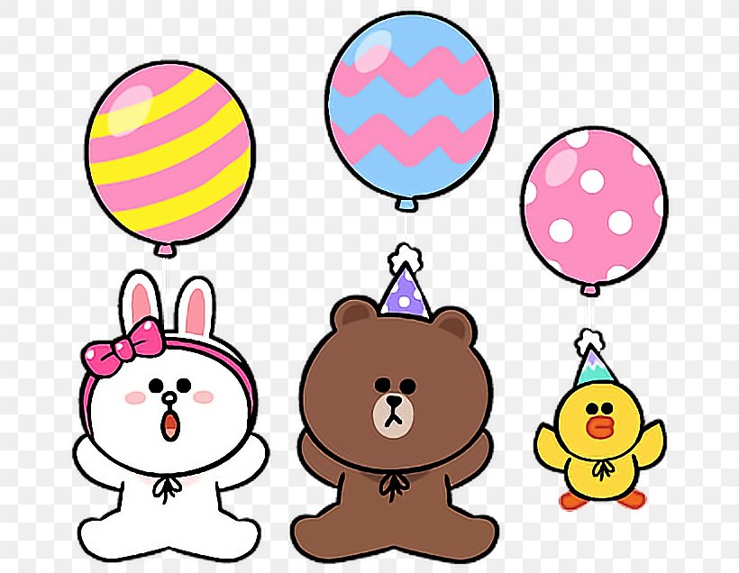 Sticker LINE Birthday Party Clip Art, PNG, 684x636px, Sticker, Artwork, Balloon, Birthday, Calendar Date Download Free
