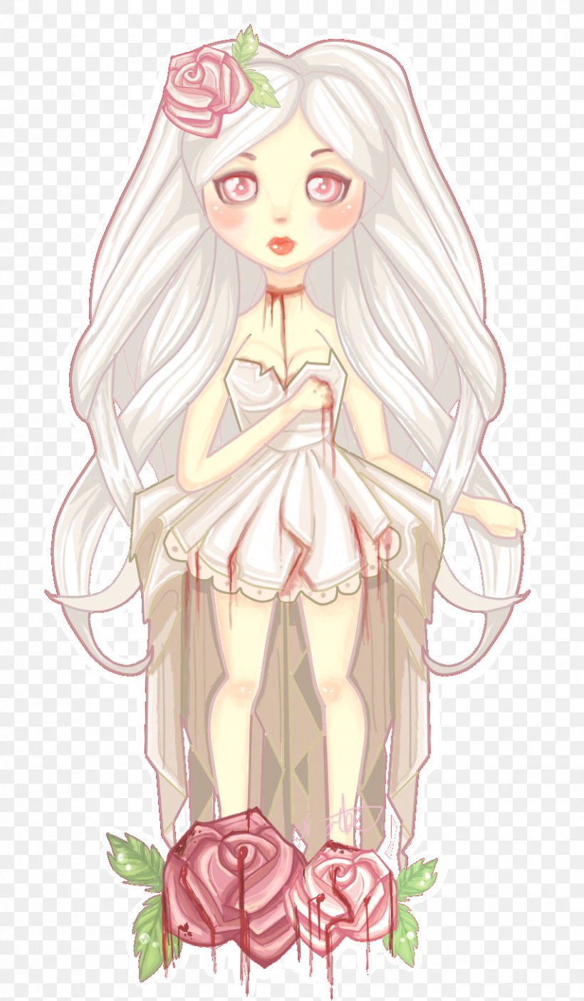 Fairy Doll Angel M Sketch, PNG, 853x1462px, Watercolor, Cartoon, Flower, Frame, Heart Download Free