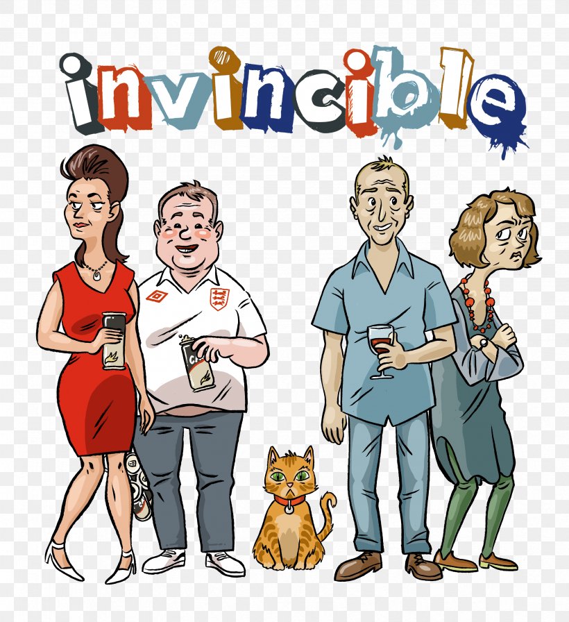 Invincible Social Group Public Relations Clip Art, PNG, 3366x3681px, Invincible, Area, Artwork, Book, Cartoon Download Free