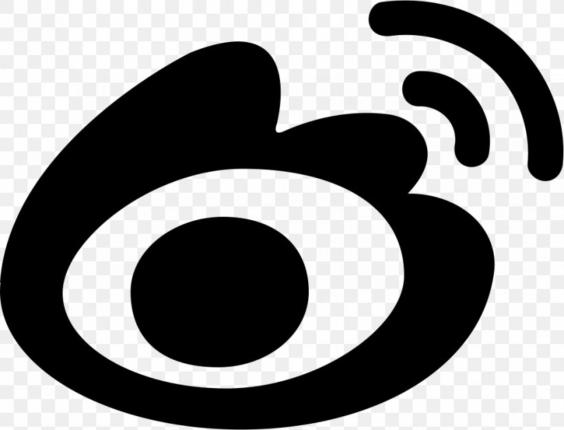 Clip Art Logo Sina Weibo Brand, PNG, 981x748px, Logo, Area, Artwork, Black And White, Brand Download Free