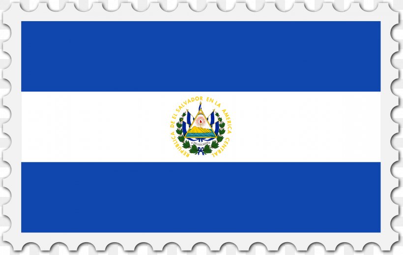Flag Of El Salvador Clip Art Image, PNG, 2398x1517px, El Salvador, Area, Blue, Brand, Coat Of Arms Of El Salvador Download Free