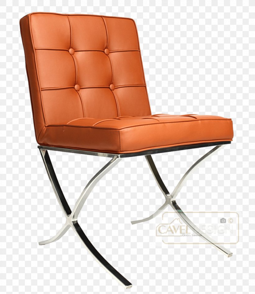 Barcelona Chair Cognac Eetkamerstoel Fauteuil, PNG, 886x1024px, Barcelona Chair, Armrest, Barcelona, Chair, Cognac Download Free