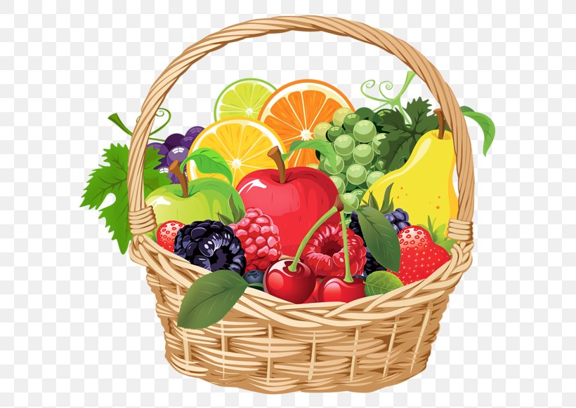 Fruit Food Gift Baskets Clip Art, PNG, 600x582px, Fruit, Basket, Can Stock Photo, Diet Food, Drawing Download Free