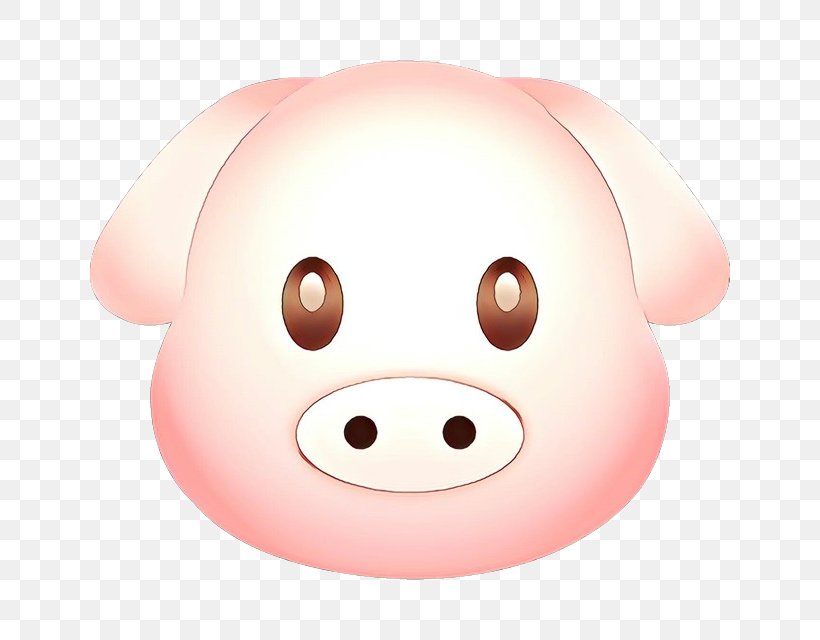 Pig Cartoon, PNG, 640x640px, Cartoon, Cheek, Face, Head, Nose Download Free