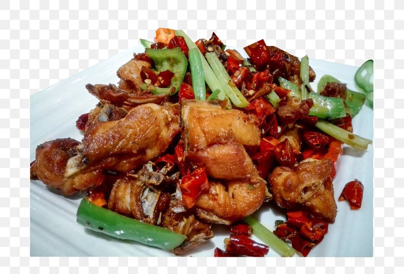 Twice Cooked Pork Kung Pao Chicken Laziji Hot Chicken, PNG, 700x555px, Twice Cooked Pork, Asian Food, Auglis, Black Pepper, Chicken Download Free