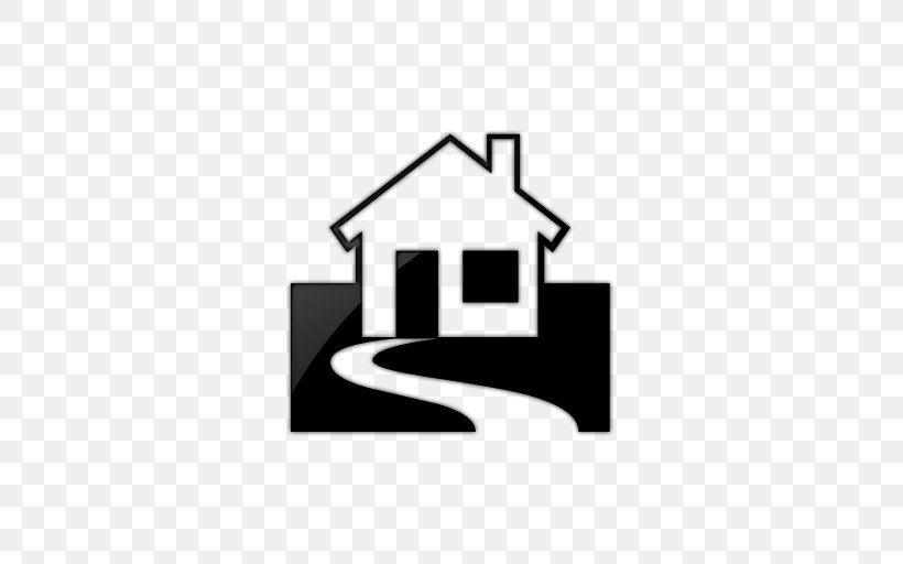 House Home Clip Art, PNG, 512x512px, House, Area, Black And White, Brand, Building Download Free