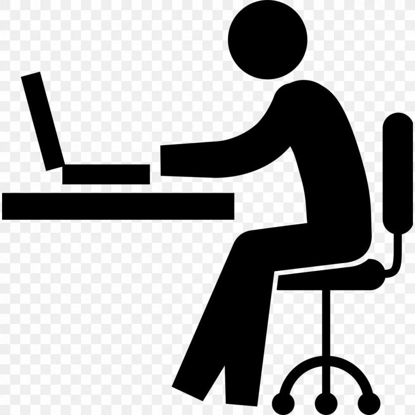 Job Workplace, PNG, 1200x1200px, Job, Area, Artwork, Black And White, Chair Download Free
