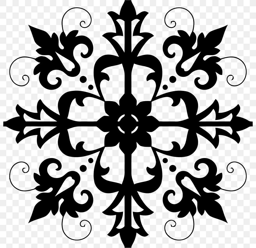 Desktop Wallpaper Decorative Arts Ornament Clip Art, PNG, 800x794px, Decorative Arts, Black And White, Flora, Floral Design, Flower Download Free