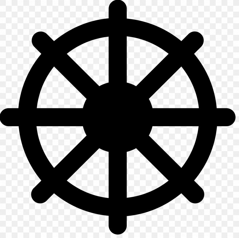Ship's Wheel Helmsman Dharmachakra, PNG, 1600x1600px, Ship S Wheel, Black And White, Dharmachakra, Helmsman, Sailor Download Free