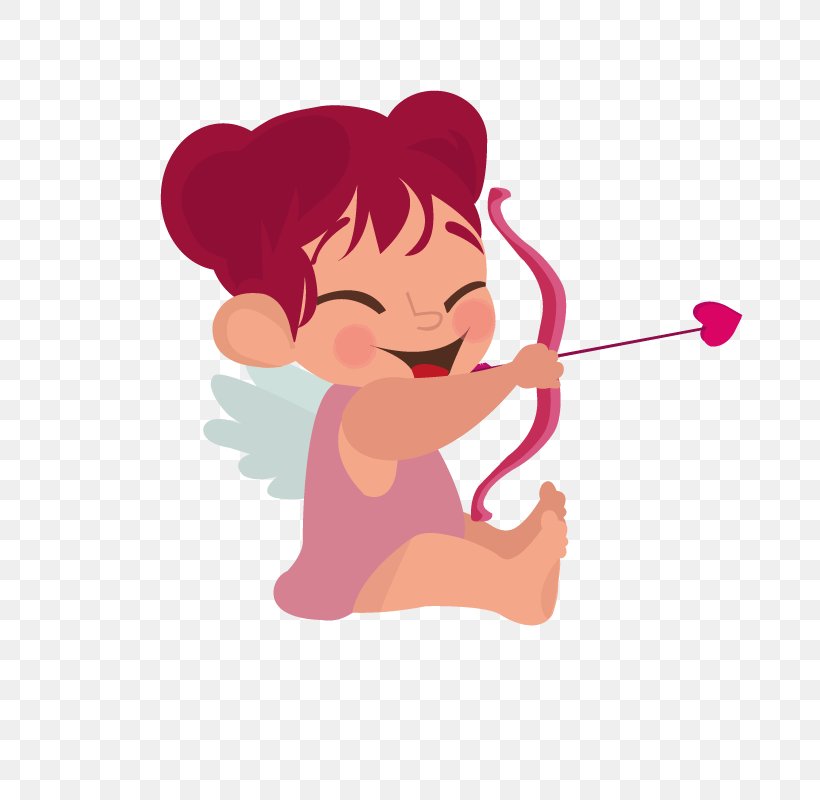 Cupid Valentines Day Clip Art, PNG, 800x800px, Watercolor, Cartoon, Flower, Frame, Heart Download Free
