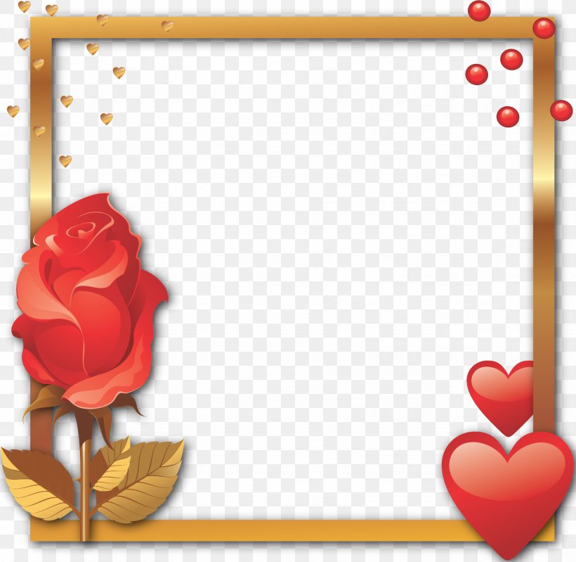 Picture Frames Heart Love, PNG, 1849x1803px, Picture Frames, Area, Drawing, Floral Design, Flower Download Free