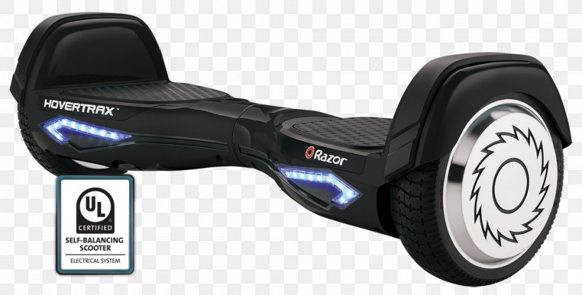 Self-balancing Scooter Razor USA LLC Kick Scooter Electric Vehicle, PNG, 1000x508px, Selfbalancing Scooter, Auto Part, Automotive Exterior, Automotive Tire, Automotive Wheel System Download Free