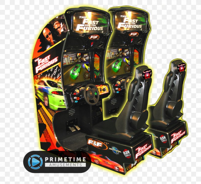 The Fast And The Furious: Drift Fast & Furious: SuperCars Arcade Game Amusement Arcade, PNG, 1000x915px, Fast And The Furious, Amusement Arcade, Arcade Cabinet, Arcade Game, Electronic Device Download Free