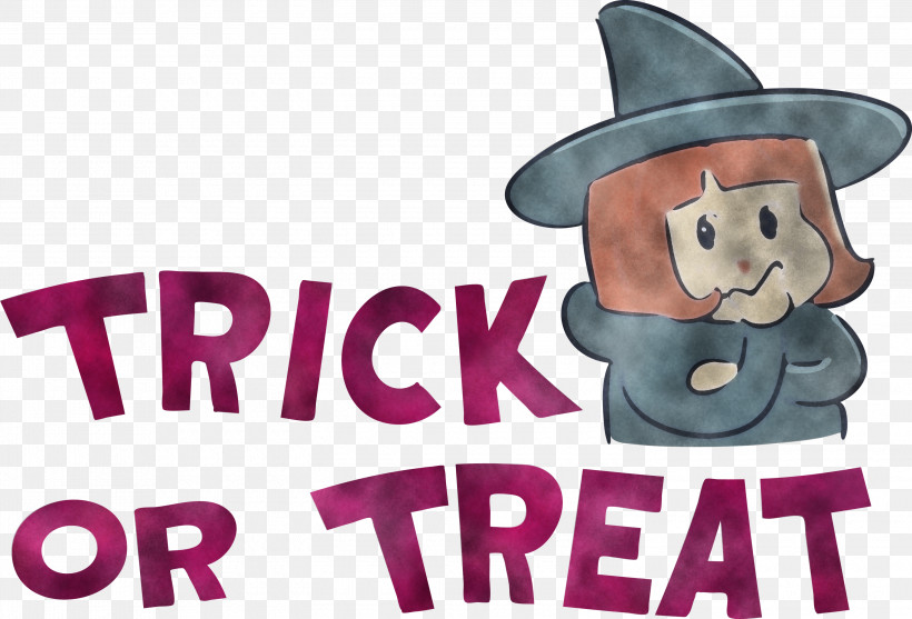 TRICK OR TREAT Halloween, PNG, 3000x2038px, Trick Or Treat, Behavior, Biology, Cartoon, Halloween Download Free