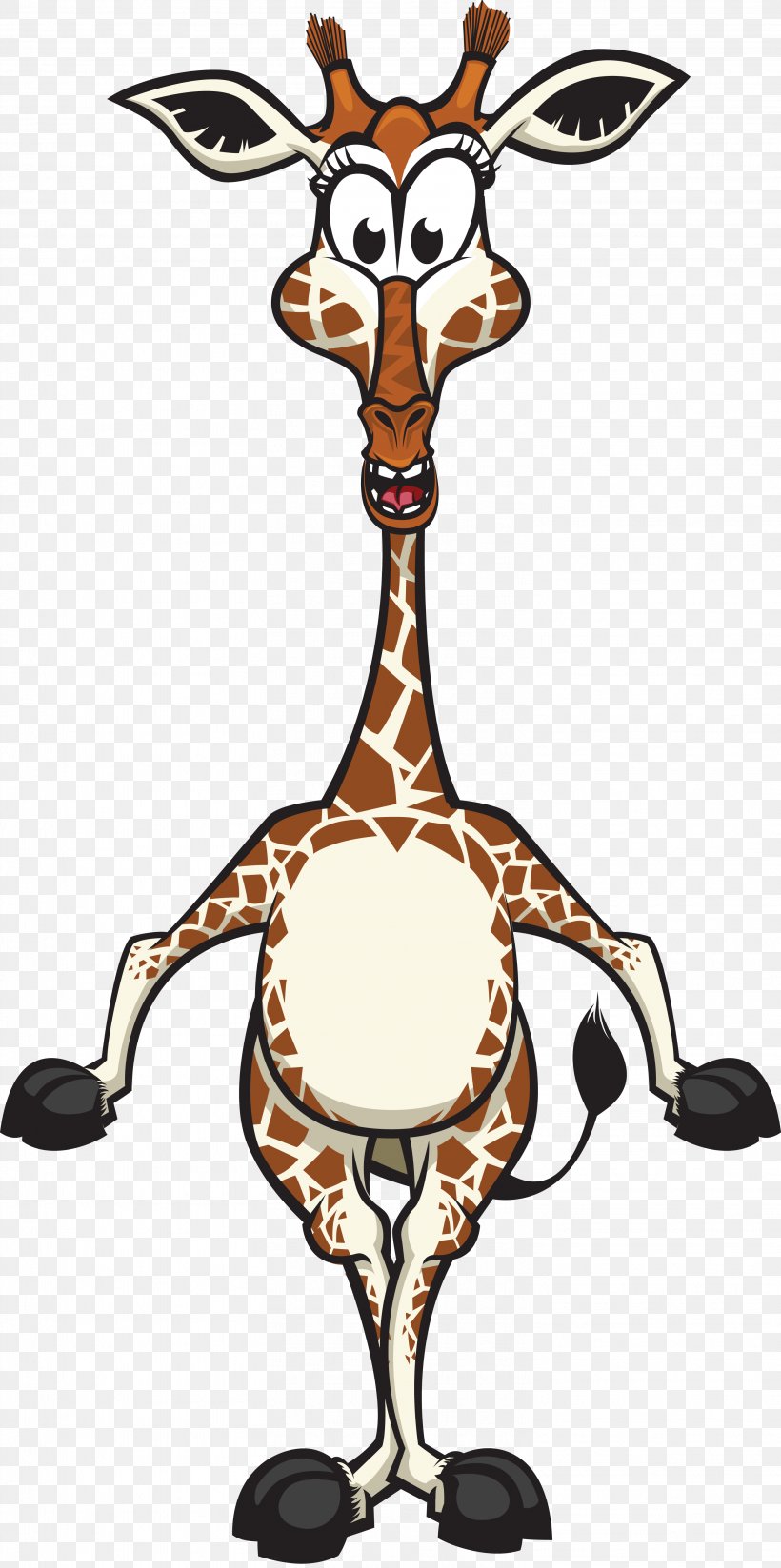 Royalty-free Cartoon, PNG, 3016x6058px, Royaltyfree, Art, Cartoon, Fauna, Giraffe Download Free