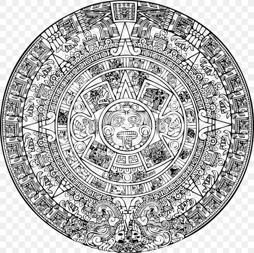 Aztec Calendar Stone Mesoamerica, PNG, 1200x1197px, 365day Calendar, Aztec Calendar Stone, Aztec, Aztec Calendar, Aztec Religion Download Free