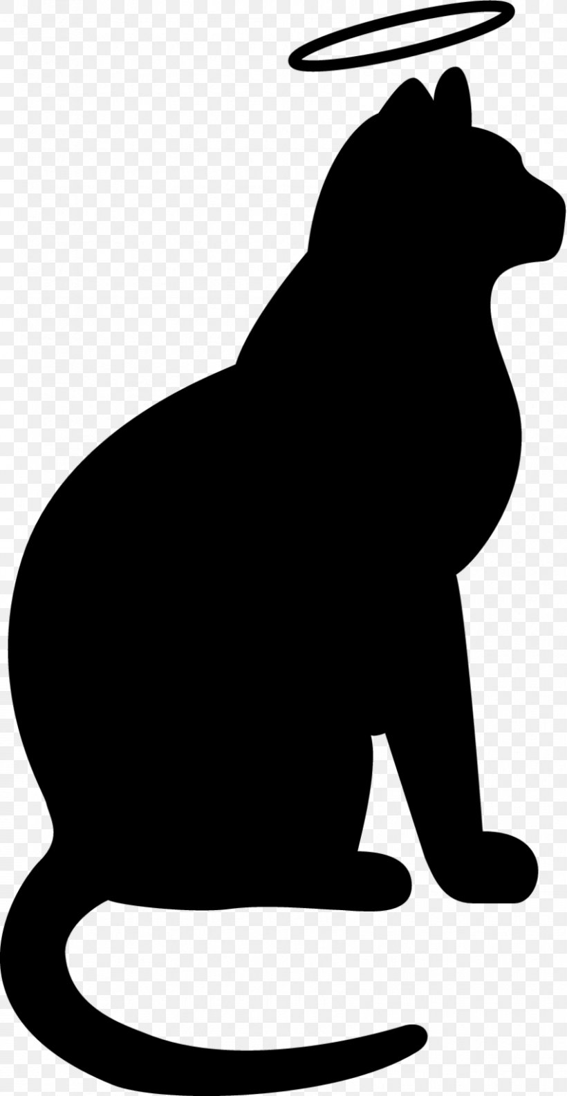 Cat Drawing Silhouette Art, PNG, 850x1645px, Cat, Art, Artwork, Black