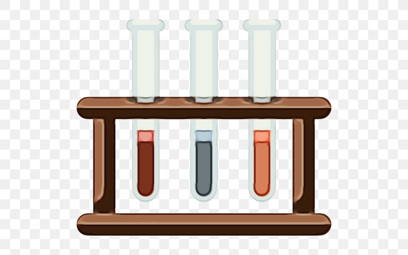 Test Tube Laboratory Equipment Table Furniture, PNG, 512x512px, Watercolor, Furniture, Laboratory Equipment, Paint, Table Download Free
