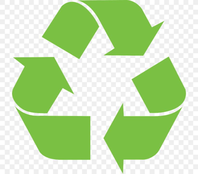 Recycling Symbol Recycling Bin Clip Art, PNG, 720x720px, Recycling Symbol, Area, Grass, Green, Leaf Download Free