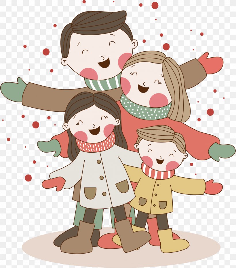 Family Vecteur, PNG, 1503x1703px, Family, Art, Cartoon, Child, Christmas Download Free