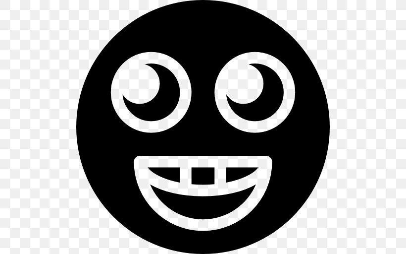Smiley Emoticon Emotion, PNG, 512x512px, Smiley, Author, Beard, Black And White, Emoji Download Free