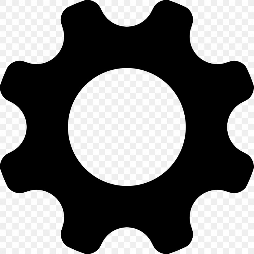 Gear Font Awesome Clip Art, PNG, 981x980px, Gear, Black, Black And White, Font Awesome, Mechanics Download Free