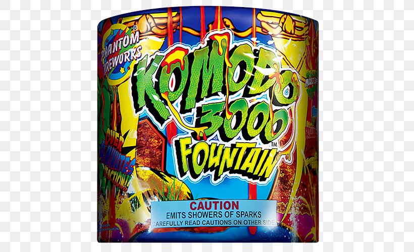 Komodo Dragon Fireworks Fountain Snakes Recreation, PNG, 500x500px, Komodo Dragon, Color, Dragon, Fireworks, Fountain Download Free