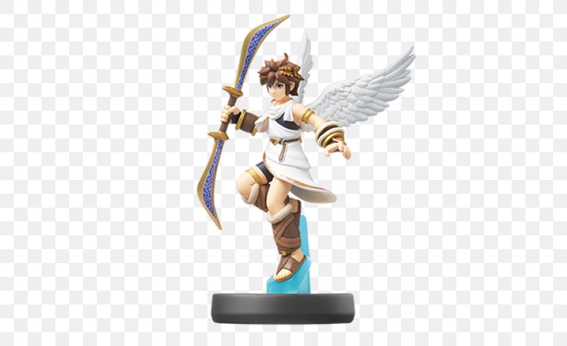 Super Smash Bros. For Nintendo 3DS And Wii U Kid Icarus Super Smash Bros. Brawl, PNG, 500x500px, Kid Icarus, Action Figure, Amiibo, Captain Falcon, Figurine Download Free