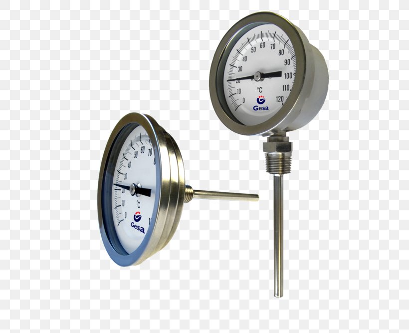 Gauge Gas Thermometer Bimetallic Strip Temperature, PNG, 500x667px, Gauge, Bimetal, Bimetallic Strip, Celsius, Fahrenheit Download Free