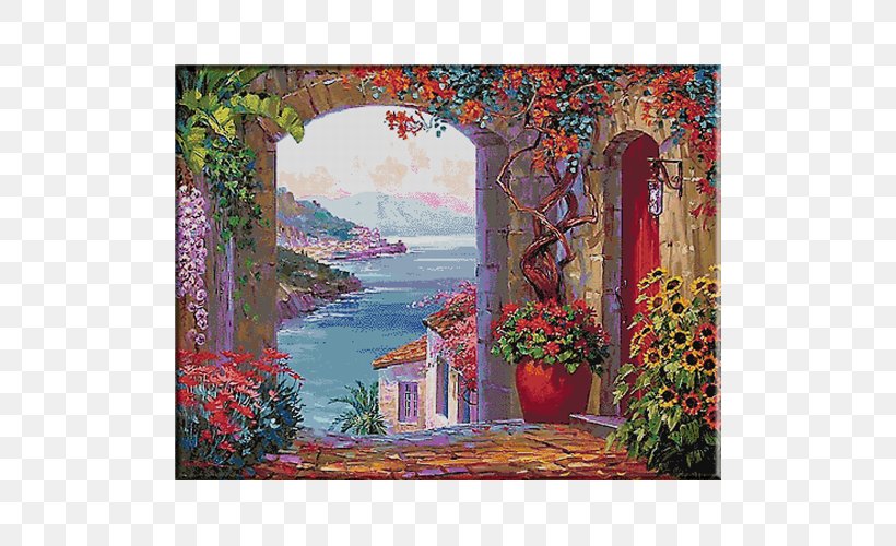 Oil Painting Watercolor Painting Landscape Painting, PNG, 500x500px, Painting, Acrylic Paint, Arch, Art, Artist Download Free