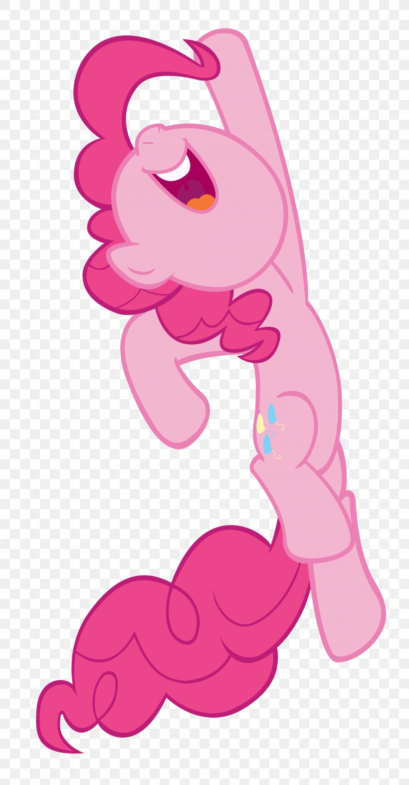 Pinkie Pie My Little Pony: Friendship Is Magic Fandom My Little Pony: Equestria Girls, PNG, 4000x7677px, Watercolor, Cartoon, Flower, Frame, Heart Download Free