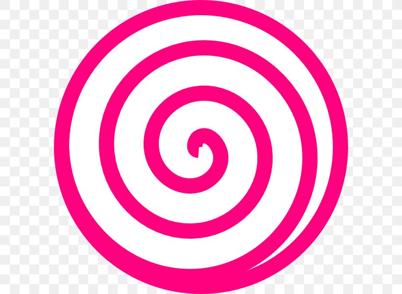 Spiral Circle Pink Clip Art, PNG, 600x600px, Spiral, Area, Art, Color, Glog Download Free