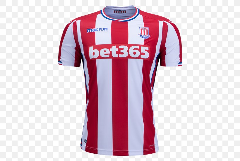 Stoke City F.C. 2017–18 Premier League T-shirt Jersey Kit, PNG, 550x550px, Stoke City Fc, Active Shirt, Brand, Clothing, Football Download Free