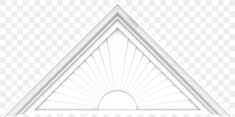 Triangle Area Roof, PNG, 2100x1054px, Triangle, Area, Black And White, Daylighting, Line Art Download Free